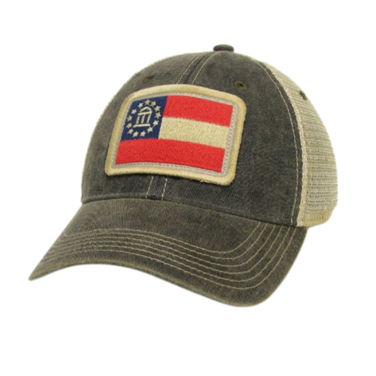 GA Legacy State of Georgia Flag Old Favorite Trucker Hat