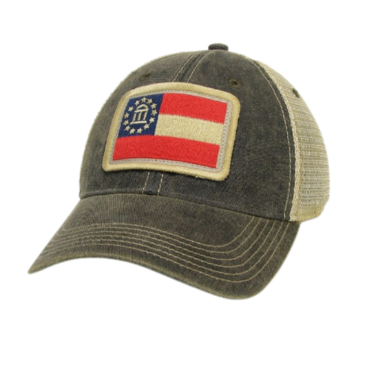GA Legacy State of Georgia Flag Old Favorite Trucker Hat